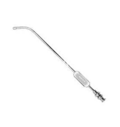 Vaishnav Surgical Aspiration Suction Tube 30cm Stainless Steel Cannula