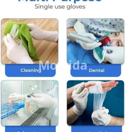 Waldent Latex Premium Examination Gloves Powdered Non-Sterile Grade 3