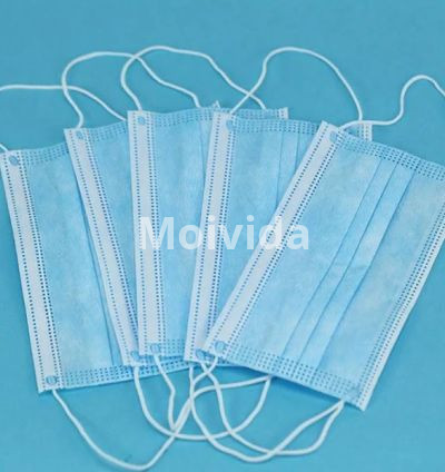 Quarant 3-Ply Disposable Face Mask Blue Pack of 50 with Travel Pouch 3