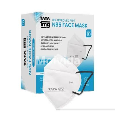 Tata 1mg FFP2 N95 Mask BIS-Approved 6-Layer Premium Protective Mask 3
