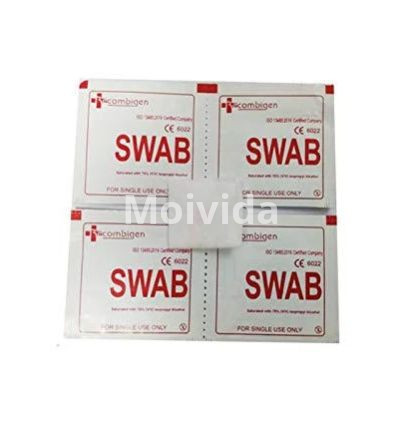 Clear & Sure Sterile Antiseptic Swabs 100 Count Alcohol Prep Pads 3