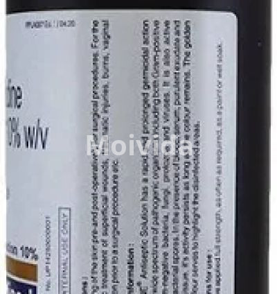 Betadine 10% Solution 500ml Povidone-Iodine Wound Antiseptic 3